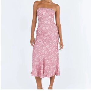 Salvin strapless maxi dress